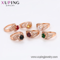 15578 Xuping joyería de moda al por mayor anillo de oro rosa de China diseños elegantes anillos joyería del encanto para las mujeres